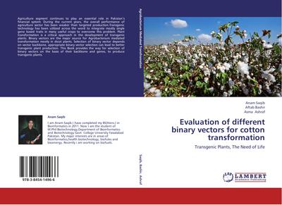Evaluation of different binary vectors for cotton transformation