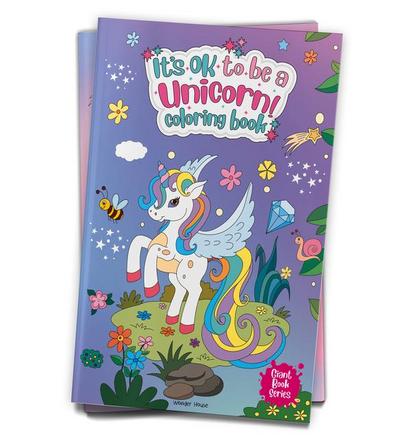 It’s Ok to Be a Unicorn Coloring Book