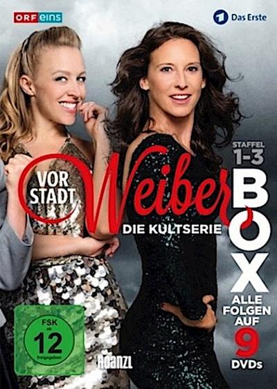 Vorstadtweiber Box. Staffel.1-3, 9 DVD