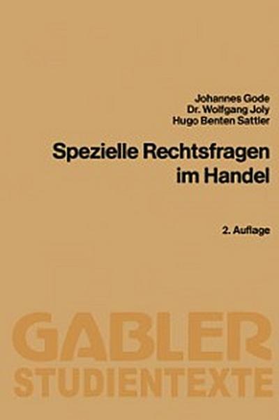 Spezielle Rechtsfragen im Handel