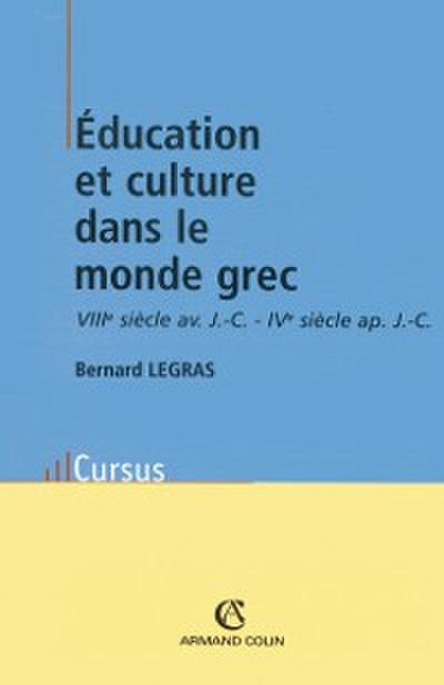 Education et culture dans le monde grec
