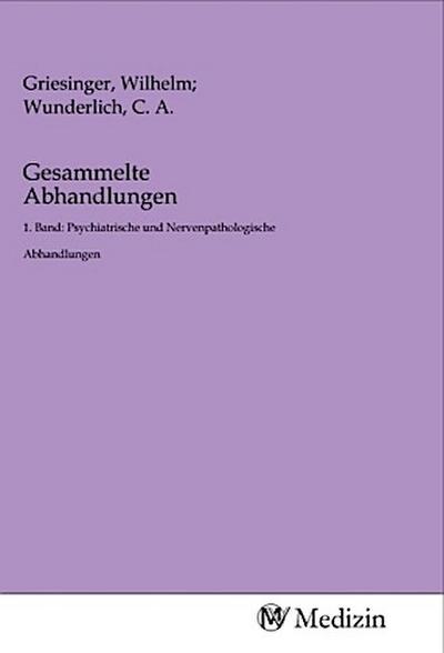 Gesammelte Abhandlungen