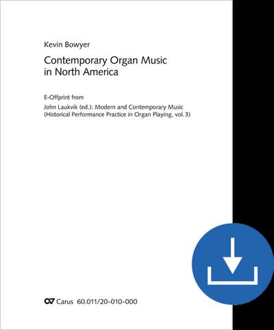 Contemporary Organ Music in North America