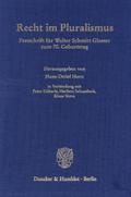 Recht im Pluralismus.