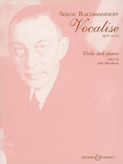Vocalise op. 34/14für Viola und Klavier