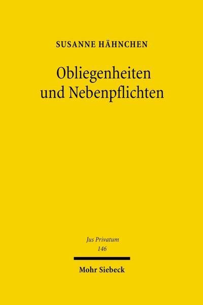 Obliegenheiten und Nebenpflichten
