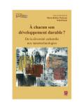 A chacun son developpement durable ?  De la diversite culturelle aux nanotechnologies