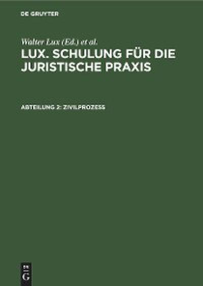 Zivilprozeß