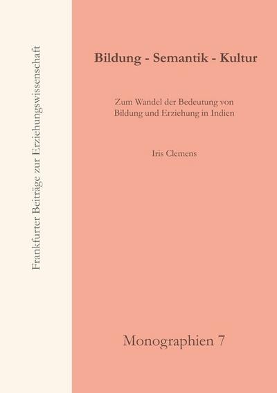 Bildung - Semantik - Kultur