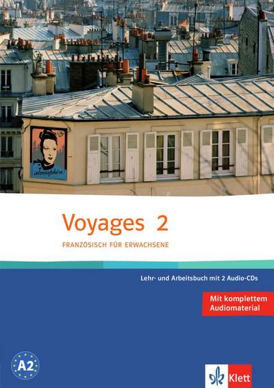 Voyages - Französisch für Erwachsene Lehr- und Arbeitsbuch, m. 2 Audio-CDs