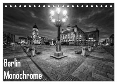 Berlin Monochrome (Tischkalender 2024 DIN A5 quer), CALVENDO Monatskalender