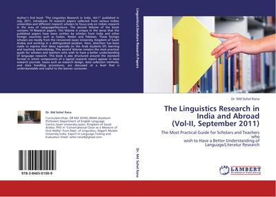The Linguistics Research in  India and Abroad  (Vol-II, September 2011)
