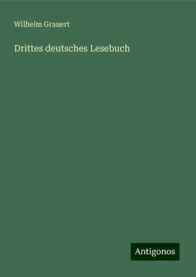 Drittes deutsches Lesebuch