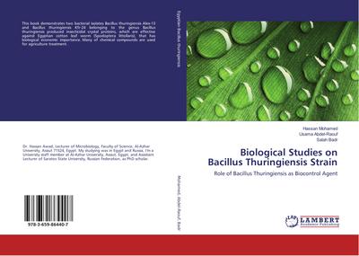 Biological Studies on Bacillus Thuringiensis Strain