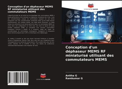 Conception d’un déphaseur MEMS RF miniaturisé utilisant des commutateurs MEMS