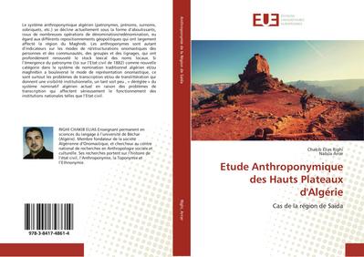 Etude Anthroponymique des Hauts Plateaux d’Algérie