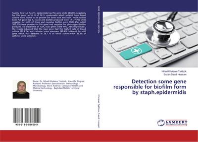 Detection some gene responsible for biofilm form by staph.epidermidis