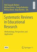 Systematic Reviews in Educational Research