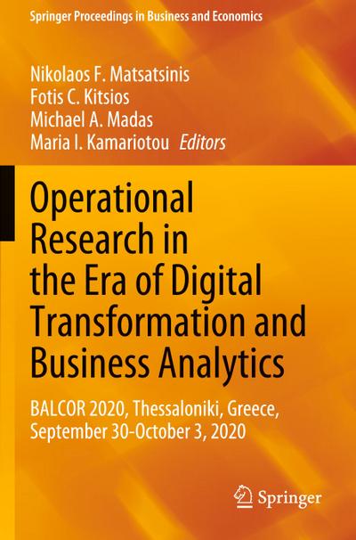 Operational Research in the Era of Digital Transformation and Business Analytics