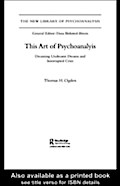 This Art of Psychoanalysis
