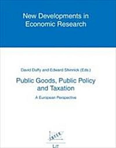 Public Goods, Public Policy and Taxation