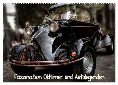 Faszination Oldtimer und Autolegenden (Wandkalender 2024 DIN A2 quer), CALVENDO Monatskalender