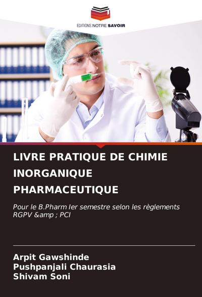 LIVRE PRATIQUE DE CHIMIE INORGANIQUE PHARMACEUTIQUE