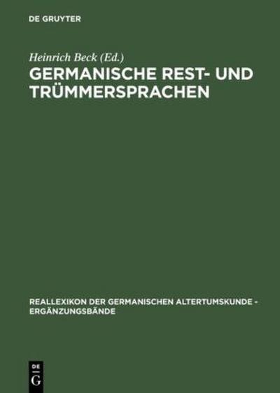 Germanische Rest- und Trümmersprachen