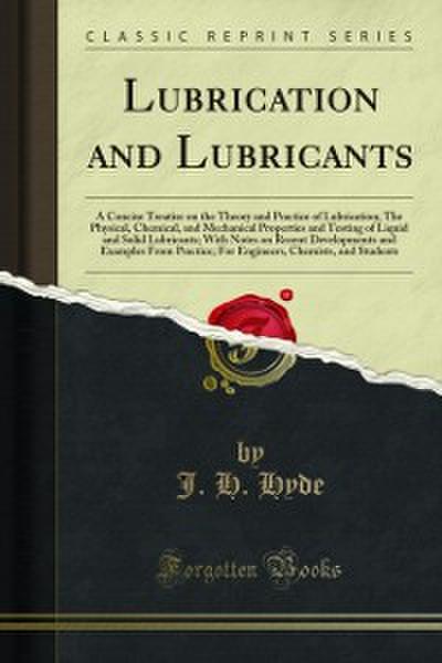 Lubrication and Lubricants