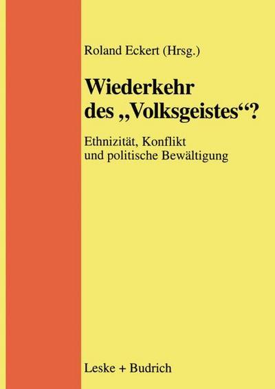 Wiederkehr des Volksgeistes?