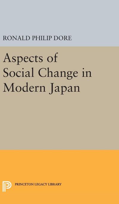 Aspects of Social Change in Modern Japan