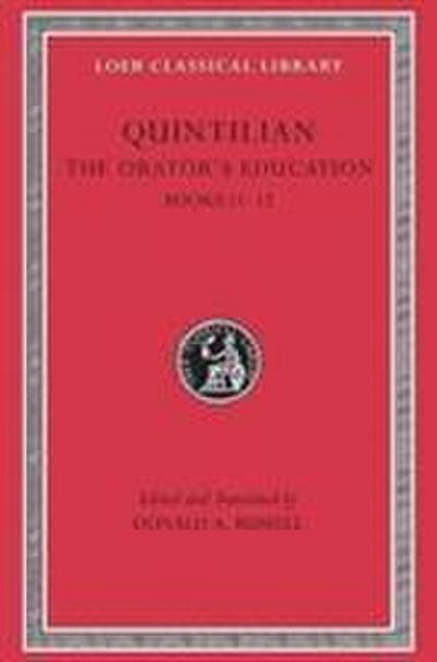 The Orator’s Education, Volume V: Books 11-12