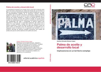 Palma de aceite y desarrollo local