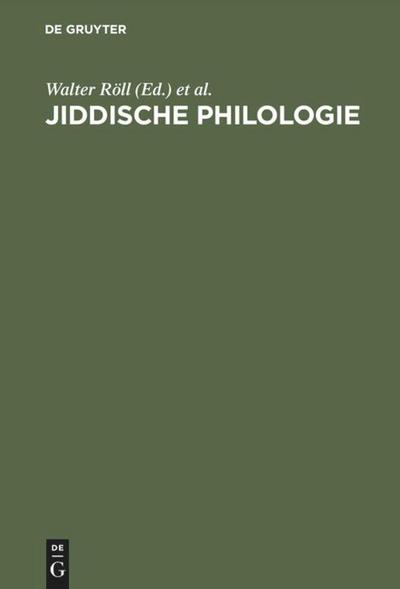 Jiddische Philologie