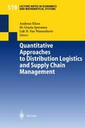 Quantitative Approaches to Distribution Logistics 