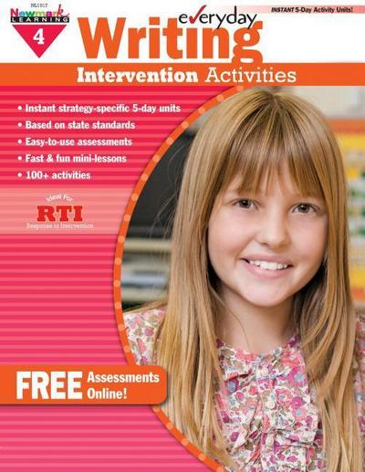 Everyday Writing Intervention Activities Grade 4 Book Teacher Resource