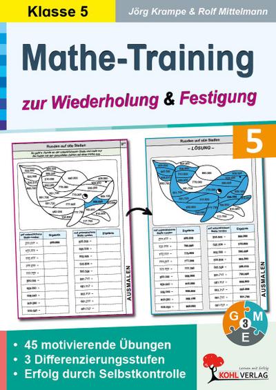 Mathe-Training zur Wiederholung und Festigung / Klasse 5