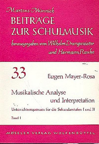 Musikalische Analyse und Interpretation