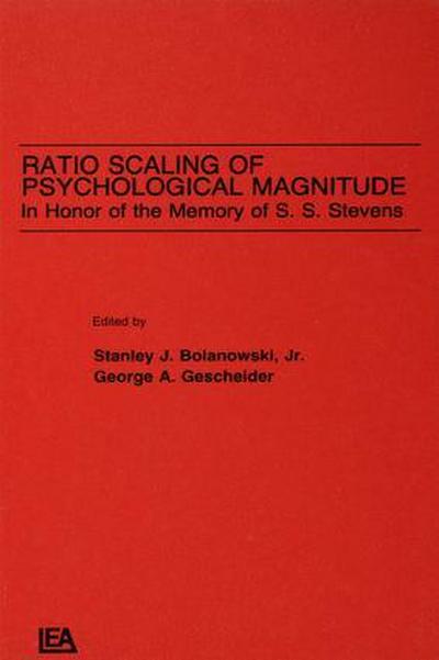 Ratio Scaling of Psychological Magnitude