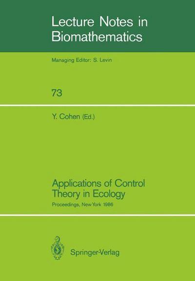 Applications of Control Theory in Ecology