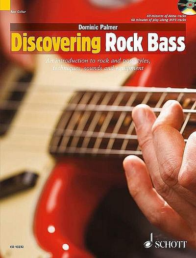 Discovering Rock Bass, for Bass Guitar, m. Audio-CD