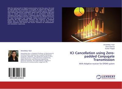 ICI Cancellation using Zero-padded Conjugate Transmission