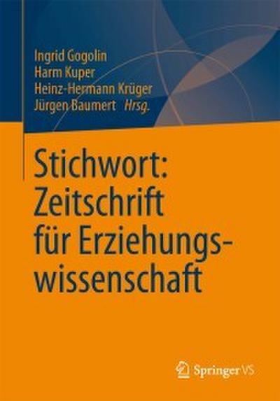 Stichwort: Zeitschrift für Erziehungswissenschaft