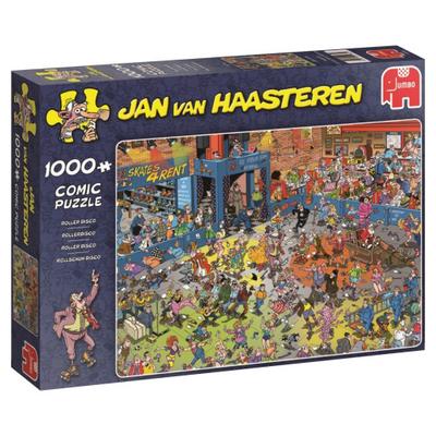 Jan van Haasteren - Rollschuh Disco - 1000 Teile Puzzle