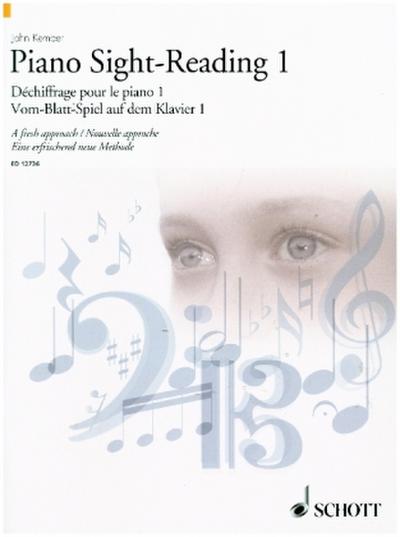 Vom-Blatt-Spiel auf dem Klavier. Piano Sight-Reading. Dechiffrage pour le Piano. Tl.1
