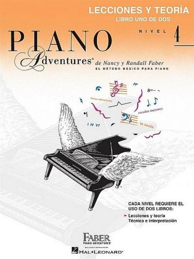 Libro de Lecciones y Teoria, Nivel 4: Faber Spanish Edition Level 4 Lesson & Theory Book