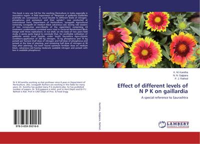 Effect of different levels of N P K on gaillardia