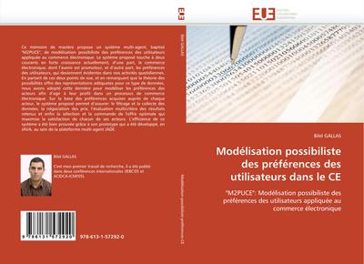Modélisation possibiliste des préférences des utilisateurs dans le CE
