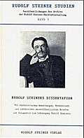 Rudolf Steiners Dissertation ’Die Grundfrage der Erkenntnistheorie’