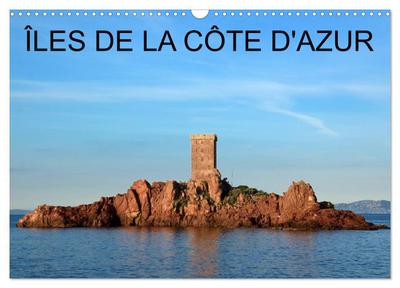 Îles de la Côte d’Azur (Calendrier mural 2024 DIN A3 vertical), CALVENDO calendrier mensuel